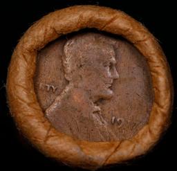 Lincoln Wheat Cent 1c Mixed Roll Orig Brandt McDonalds Wrapper, 1917-d end, Wheat other end