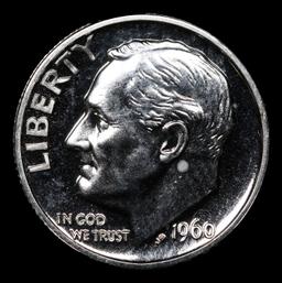 Proof 1960 Roosevelt Dime Near Top Pop! 10c Graded pr69+ BY SEGS