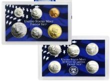 2005 United States Mint Proof Set 10 coins No Outer Box