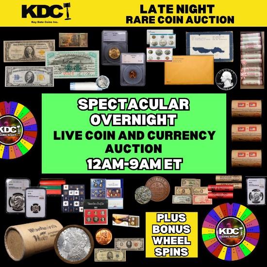 LATE NIGHT! Key Date Rare Coin Auction 22.2 ON