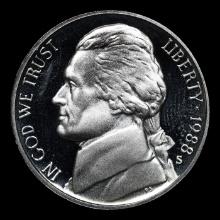 Proof 1988-s Jefferson Nickel 5c Graded pr70 dcam By SEGS