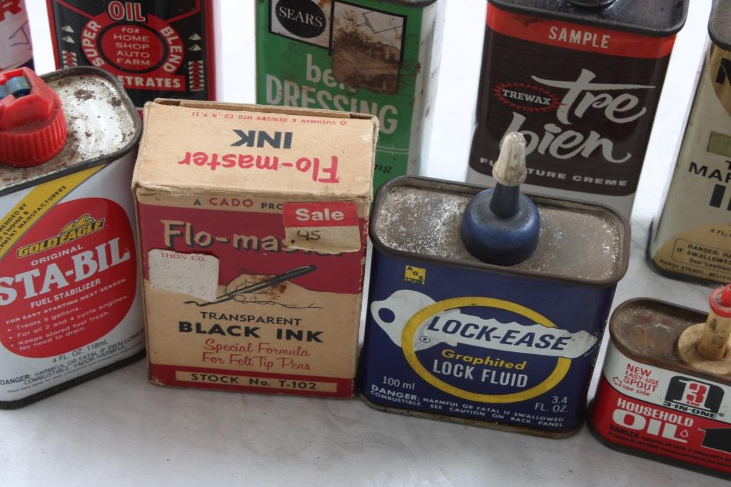 Lot of Handy Oilers & Other Advertising Cans