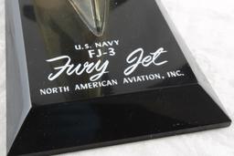 Topping Fury Jet Navy FJ-13 Desktop Model Plane