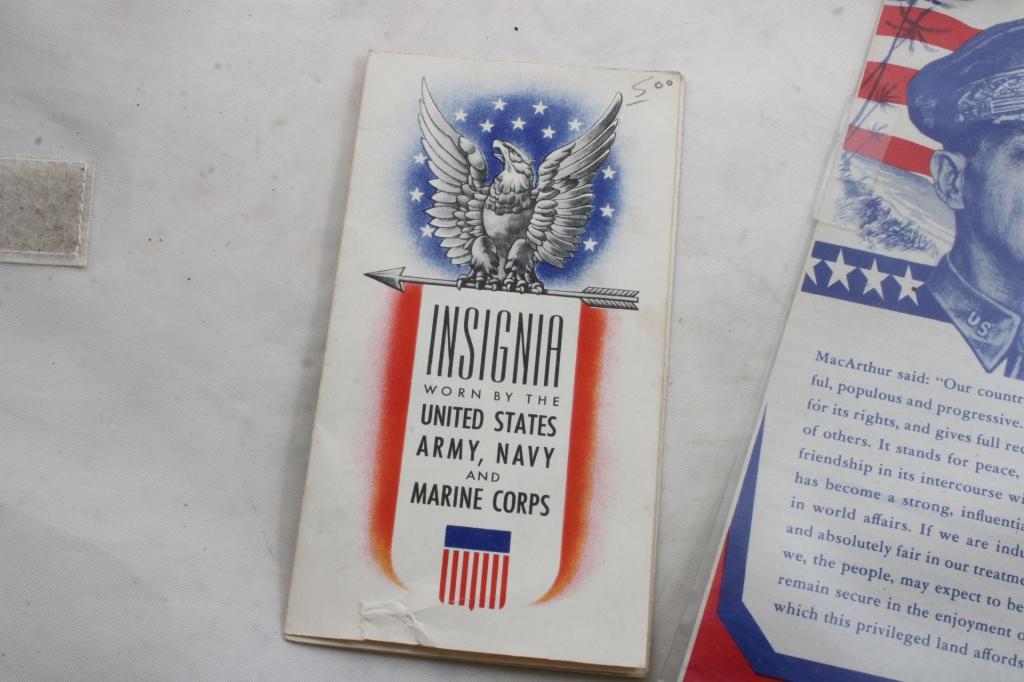 WW2 1941 Calendar, & Military Items