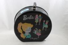 1962 Barbie Ponytail Doll Round Hat Box Case