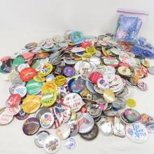 Large Collection of Pinbacks