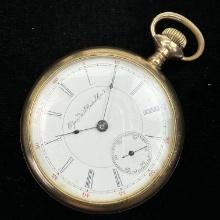 Circa 1896 17-jewel Elgin National Watch Company model 3 lever-set open-face pocket watch