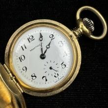 Circa 1950 17-jewel Swiss Montique covered pocket watch