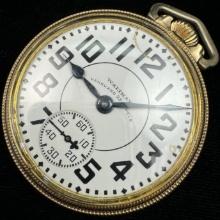 Circa 1932 23-jewel Waltham "Vanguard" Model 1908 open face pocket watch