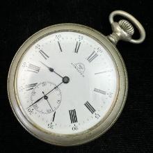 Circa 1925 Longines open-face pocket watch