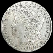 1884-S U.S. Morgan silver dollar