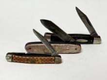 LOT OF 3 USA KNIVES INCLUDING KUTMASTER, THORNTON, & KA-BAR