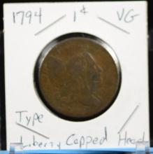 1794 Large Cent Good/VG