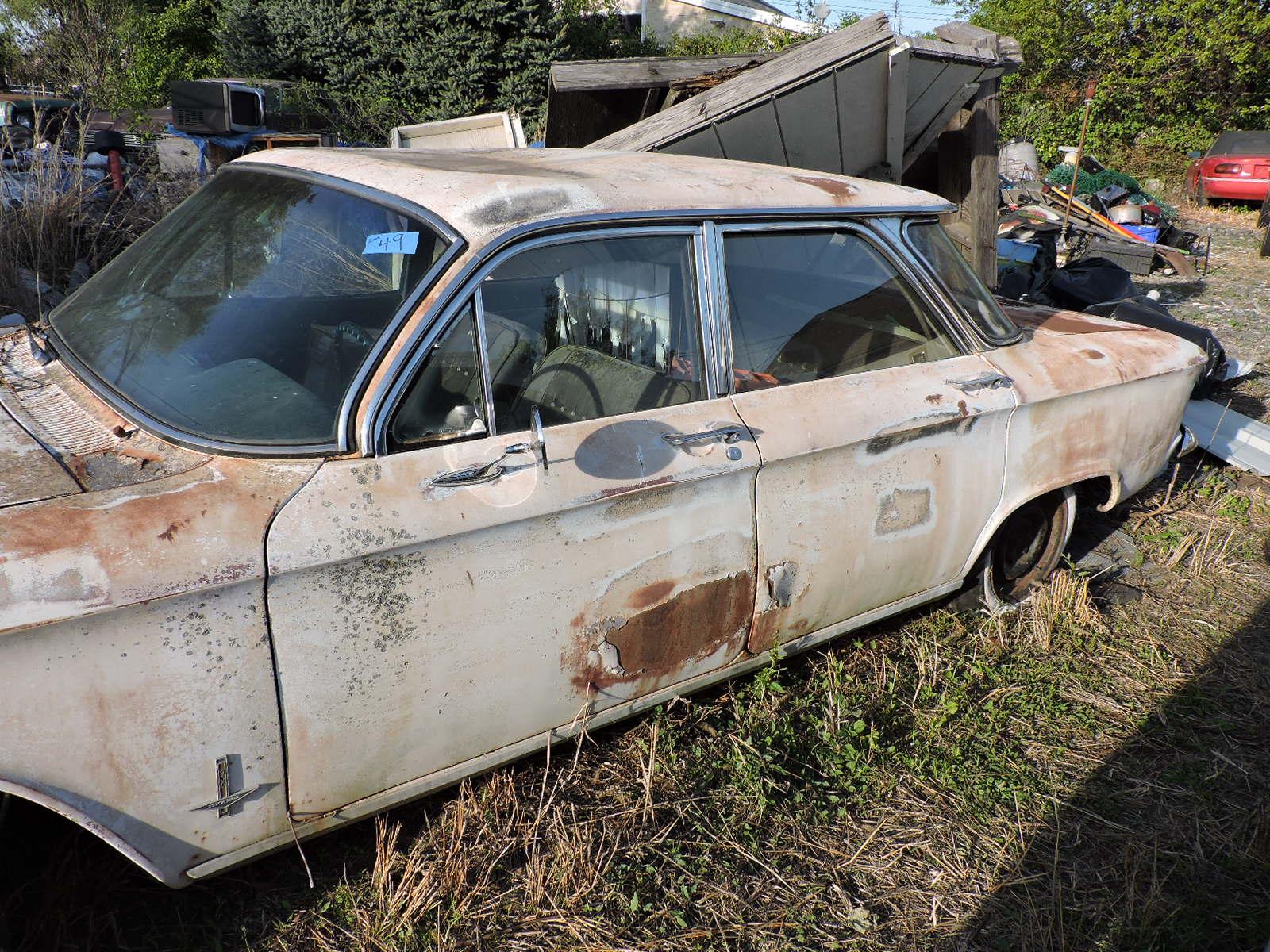 1961 Chevrolet Corvair Sedan - Odometer shows: 43,949 Miles