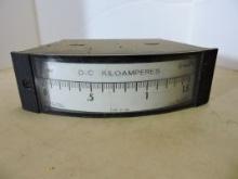 Lot of 12 - Westinghouse D-C Kiloamperes Meter / Type HX-252 / Style: 606B624A29