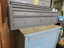 Vintage 'Kennedy Kits' 2-Drawer Steel Storage Box / Bench-Top Model