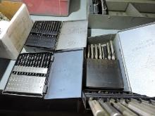 One Medium & Two Small Drill Bit Index's - Filled with Metal Drill Bits
