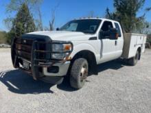2012 Ford F350 4X4 Open Utility Body / 250,746 Miles / Located: Beallsville, OH
