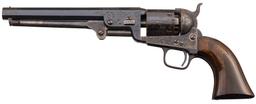 Cased Factory Engraved Colt London Model 1851 Navy Revolver