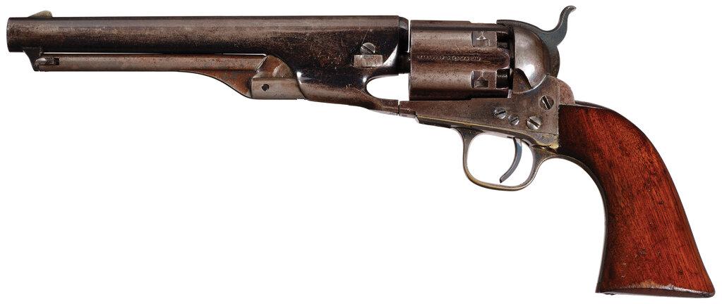 Colt Model 1860 Army Percussion Revolver with Fluted Cylinder