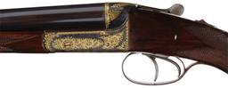Engraved and Gold Inlaid Manton & Co. Boxlock Double Rifle