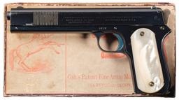 Colt Model 1902 Sporting Pistol with Rare Picture Box