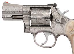 Engraved Smith & Wesson Model 686-1 Revolver