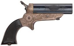 Factory Engraved Tipping & Lawden/Sharps Patent Pepperbox Pistol