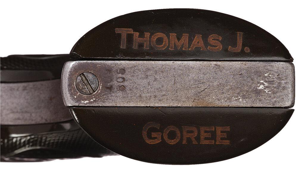 Thomas J. Goree Marked Antique Colt Single Action Army Revolver