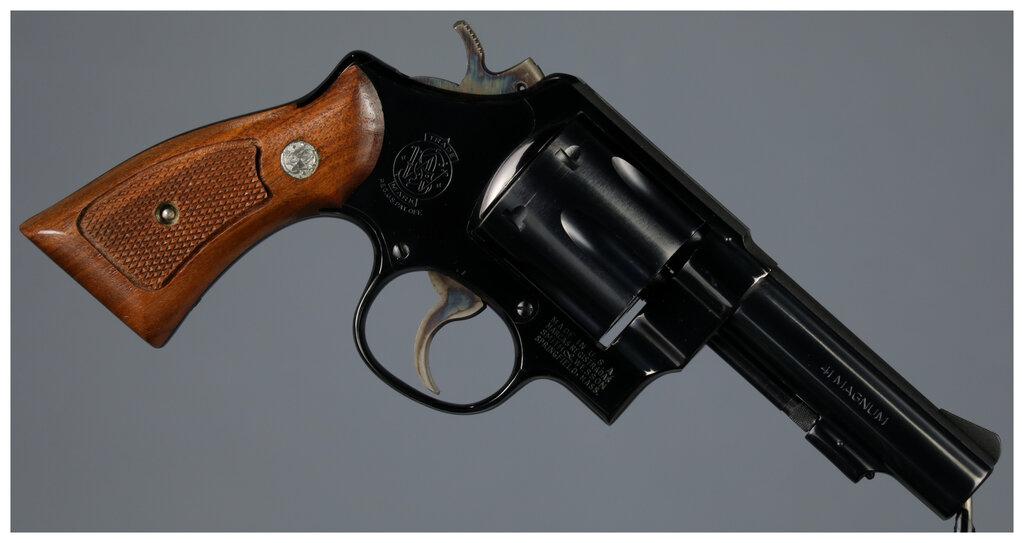 Smith & Wesson Model 58 Double Action Revolver with Box