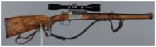 Blaser Model K95 Luxus Stutzen Rifle with Schmidt & Bender Scope