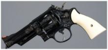 Engraved Smith & Wesson Model 29-3 Double Action Revolver