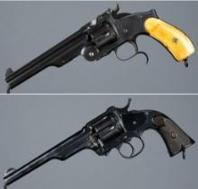 Two Antique American Single Action Revolvers