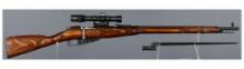 Soviet Tula Arsenal Model 91/30 PE Sniper Configured Rifle