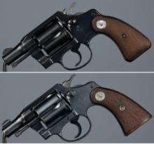 Two Colt Detective Special Double Action Revolvers