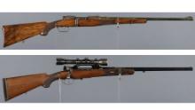 Two German Bolt Action Sporting Rifles