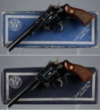 Two Smith & Wesson K-Frame Double Action Revolvers with Boxes