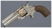 Engraved Osgood Gun Works "Monarch" Duplex Revolver