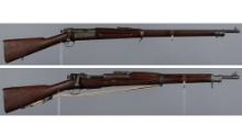 Two U.S. Springfield Armory Bolt Action Military Rifles