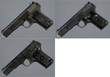 Three Tokarev Pattern Pistols
