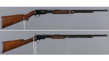 Two Winchester Slide Action Rimfire Rifles