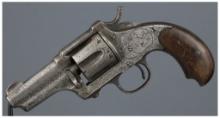 Engraved Merwin, Hulbert & Co Pocket Army Single Action Revolver