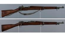 Two US Military 1903 Bolt Action Rifles
