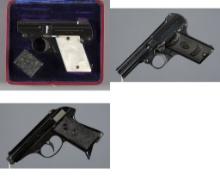 Three Austrian Steyr Semi-Automatic Pistols