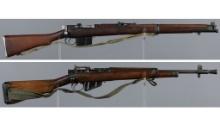 Two Lee-Enfield Pattern Bolt Action Rifles