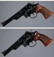 Two Smith & Wesson N Frame Double Action Revolvers