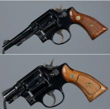 Two Smith & Wesson Model 10-5 Double Action Revolvers