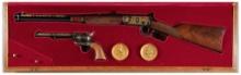 Cased Winchester-Colt Commemorative Set with Factory Letters