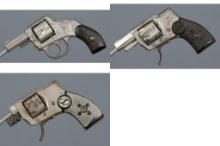 Three Double Action Pocket Revolvers