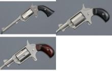 Three Freedom Arms Spur Trigger Single Action Revolvers